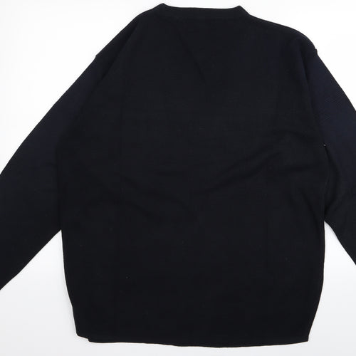 matinee Womens Black  Rayon Pullover Jumper Size L