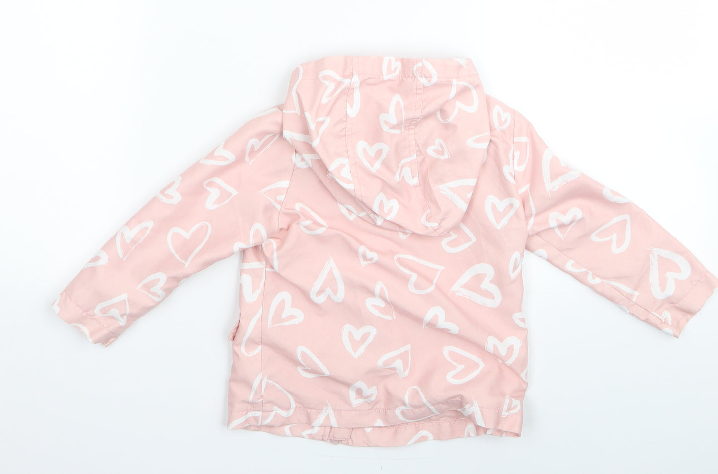 fred flo Girls Pink   Jacket  Size 12 Years  - heart