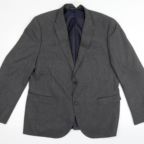 Preworn Mens Grey  Rayon Jacket  Size L