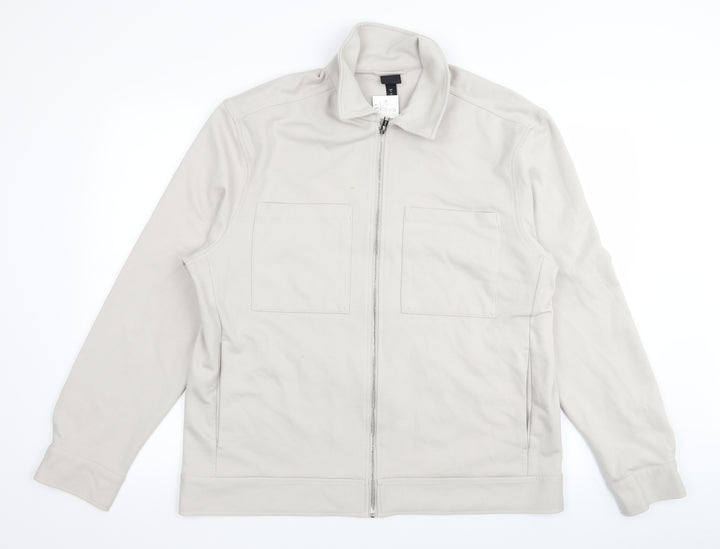 H&M Womens Beige   Jacket  Size XL
