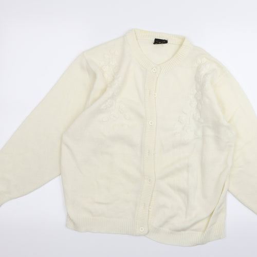 Preworn Womens White   Pullover Jumper Size S