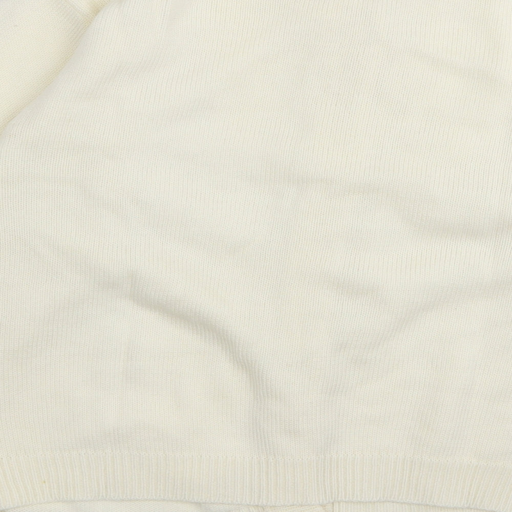 Preworn Womens White   Pullover Jumper Size S
