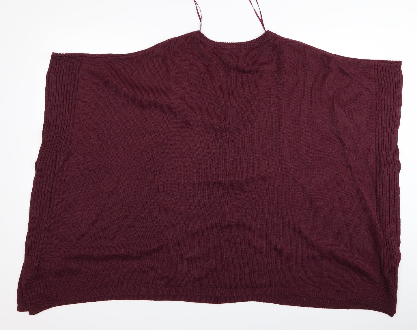 pecocks Womens Purple   Cape Jumper One Size