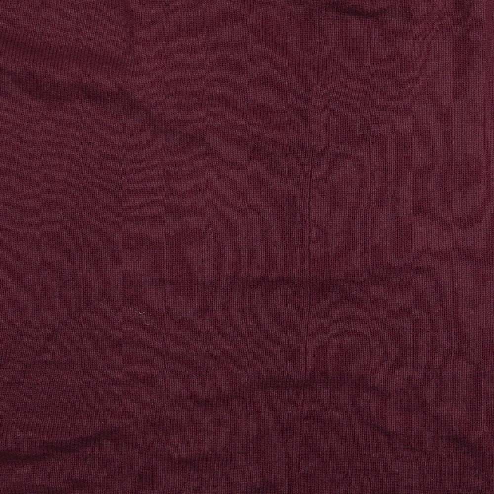 pecocks Womens Purple   Cape Jumper One Size