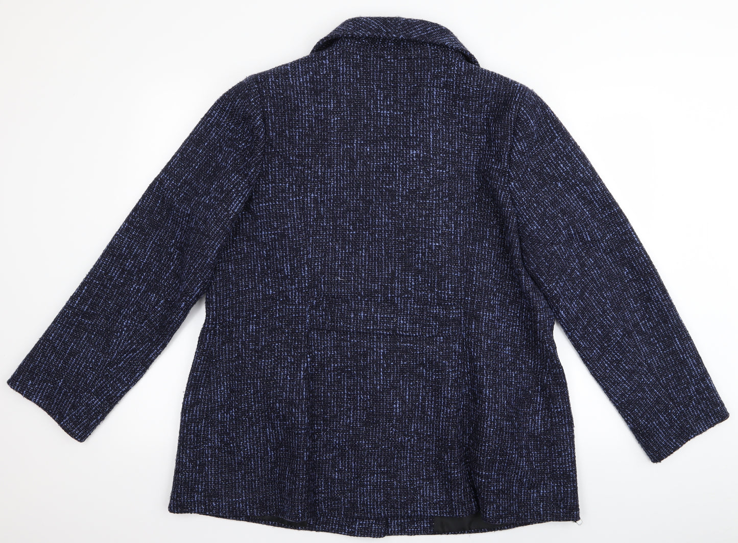 Preworn Womens Blue   Overcoat Jacket Size 18