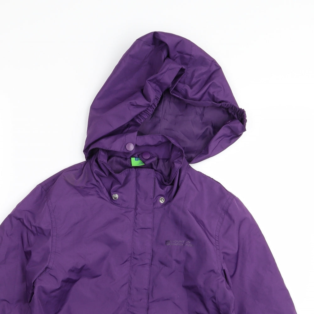 Mountain Warehouse Girls Purple   Windbreaker Jacket Size 9 Years