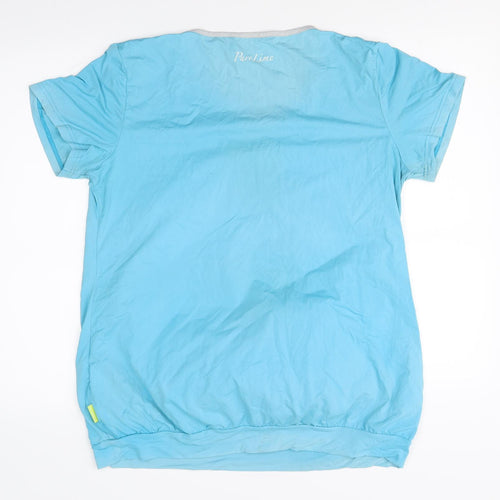 pure lime Womens Blue   Basic T-Shirt Size 20