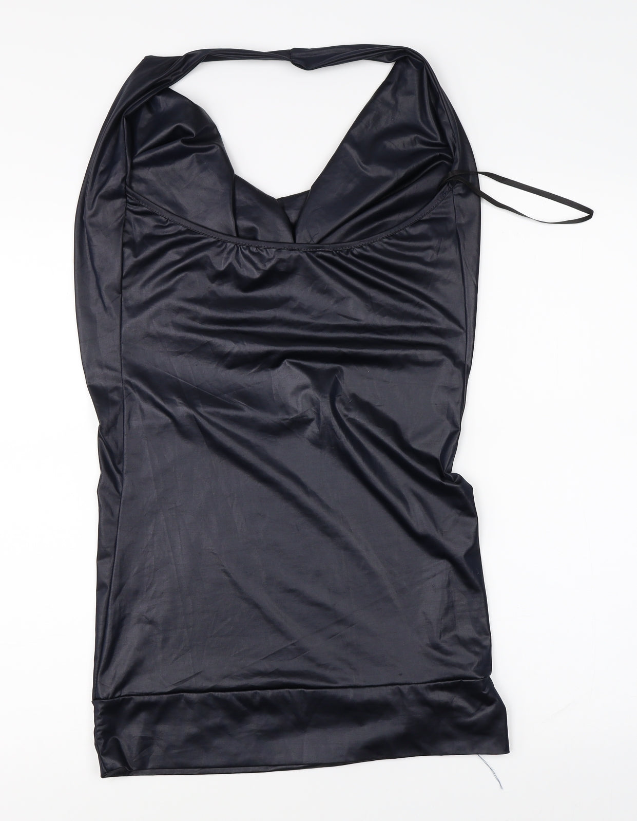 J&S Paris Womens Black   Basic Tank Size S  - halterneck