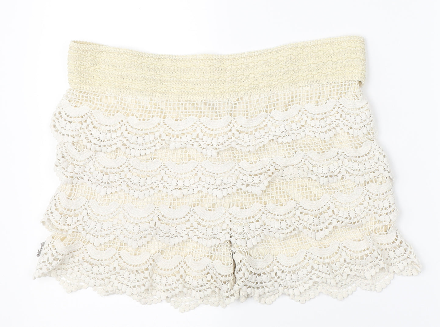 Magic Womens Ivory   Mom Shorts One Size
