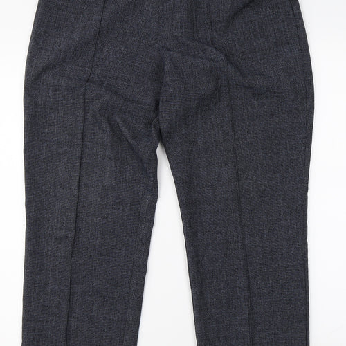 M&S Womens Grey   Dress Pants Trousers Size 14 L27 in