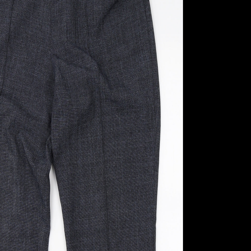 M&S Womens Grey   Dress Pants Trousers Size 14 L27 in
