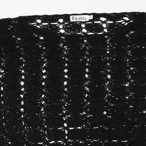 fransa Womens Black   Pullover Jumper Size S