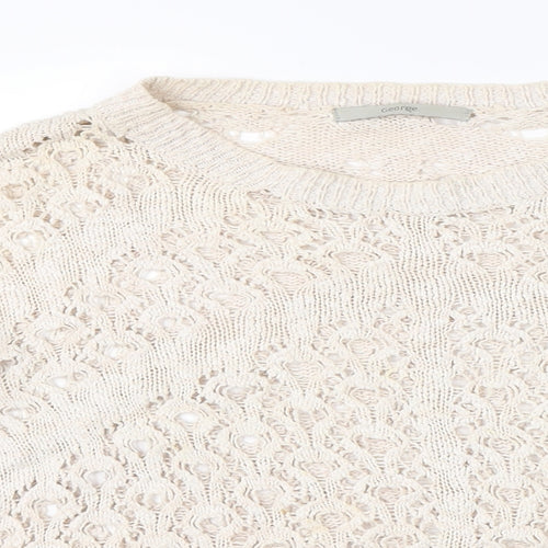 George Womens Beige   Pullover Jumper Size 12