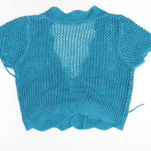 George Womens Blue   Cardigan Jumper Size 8  - cropped