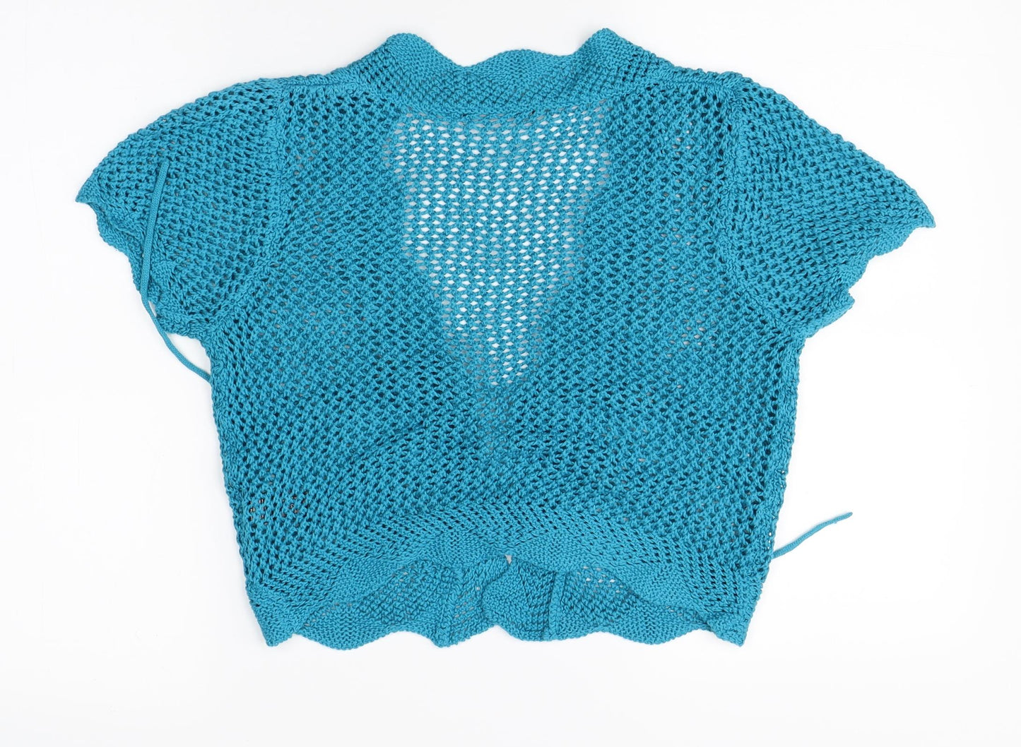 George Womens Blue   Cardigan Jumper Size 8  - cropped