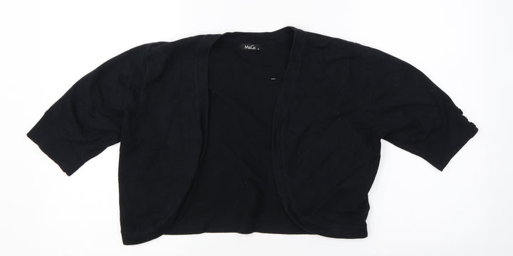 M&Co Womens Black   Cardigan Jumper Size M