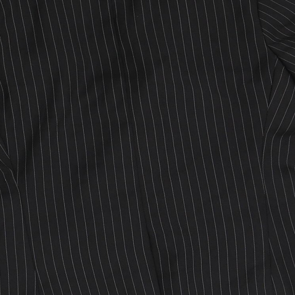 suited and booted Boys Black Striped  Jacket Blazer Size 2 Years
