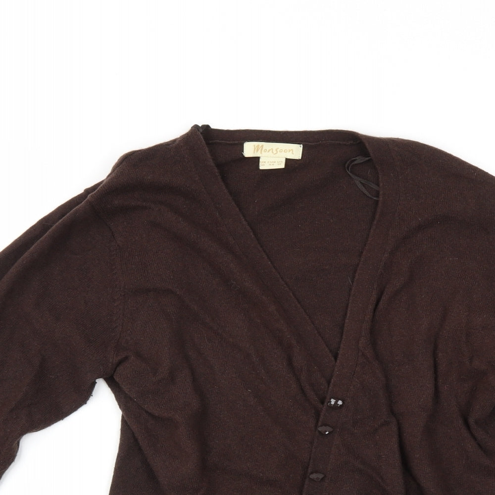 Monsoon Womens Green   Cardigan Jumper Size 16
