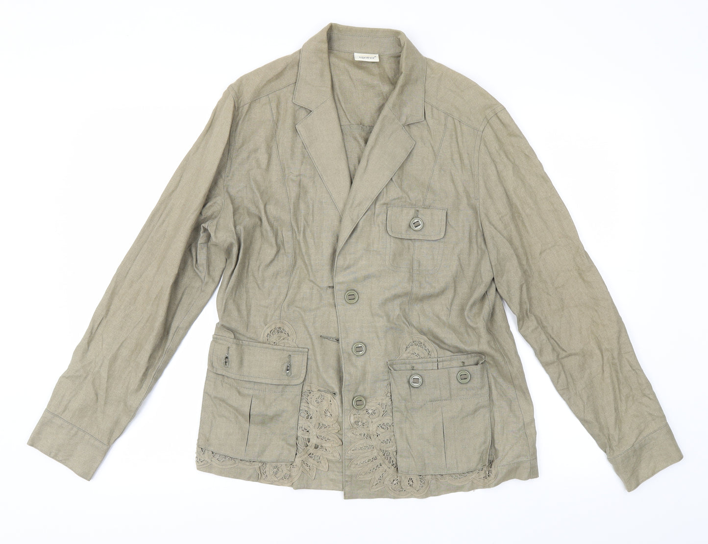 Together Womens Green   Jacket Blazer Size 14