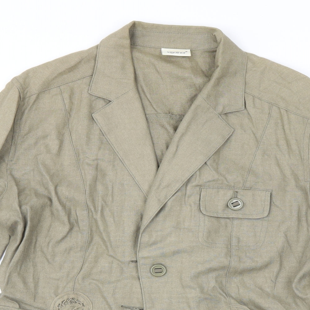 Together Womens Green   Jacket Blazer Size 14