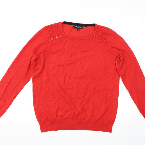 Debenhams Womens Red   Pullover Jumper Size 14