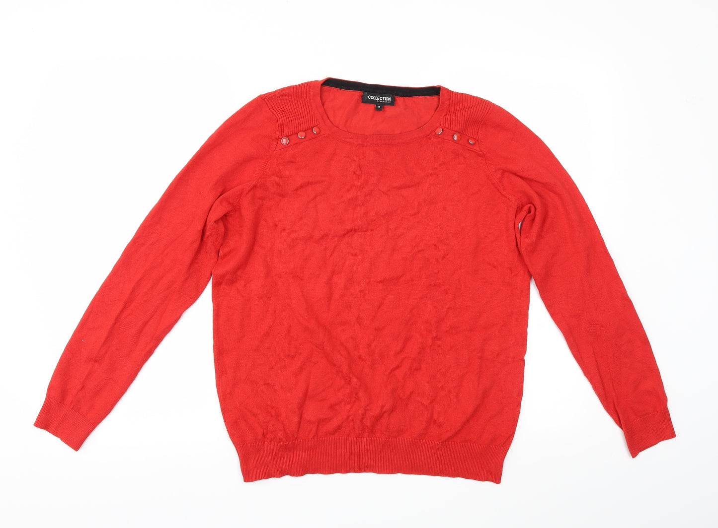 Debenhams Womens Red   Pullover Jumper Size 14