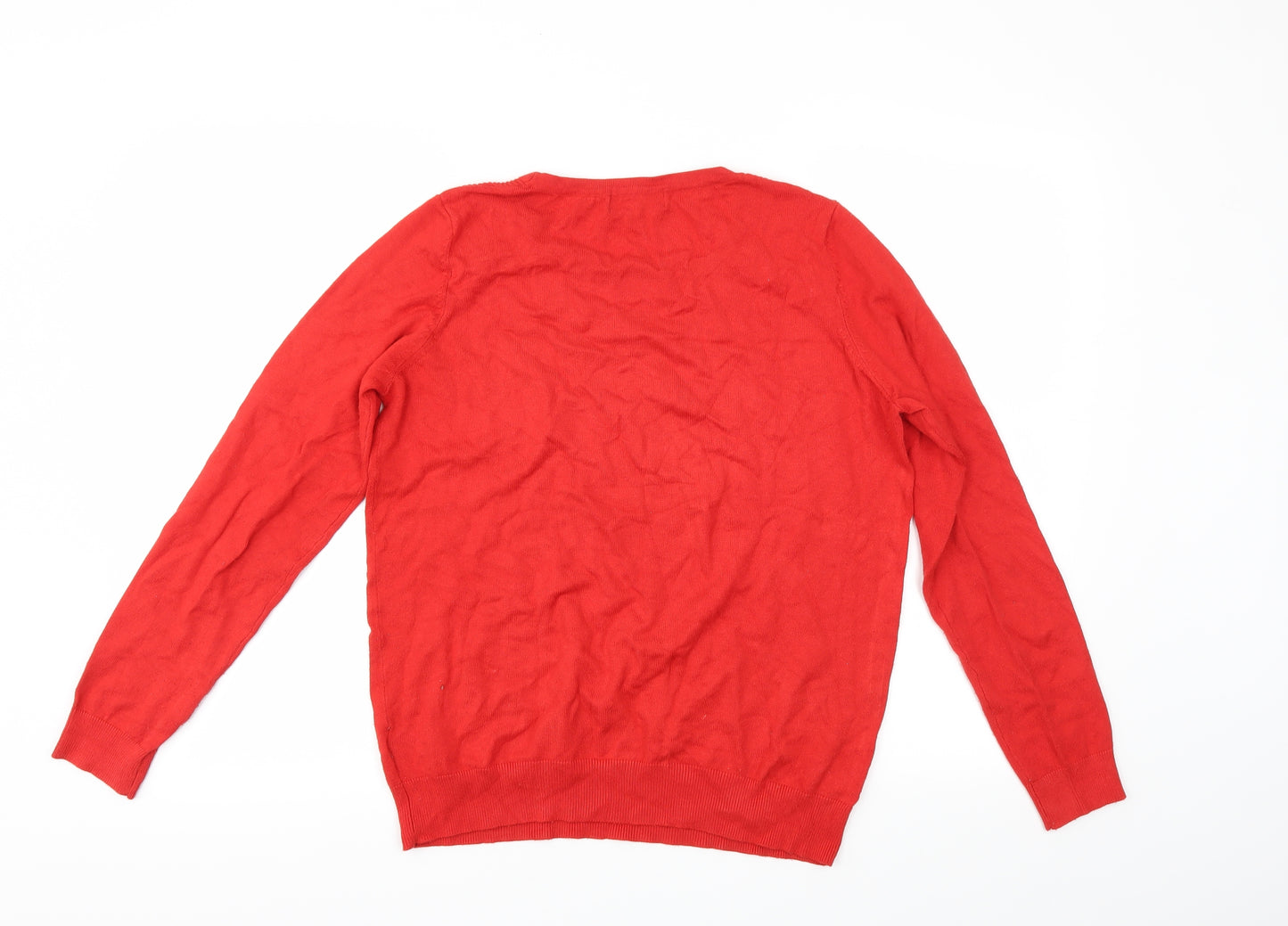 Debenhams Womens Red   Pullover Jumper Size 14