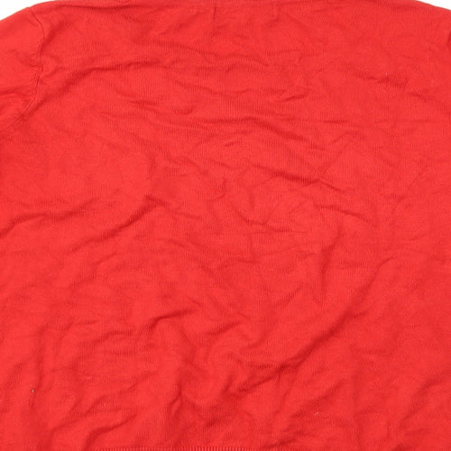 Debenhams Womens Red   Pullover Jumper Size 14