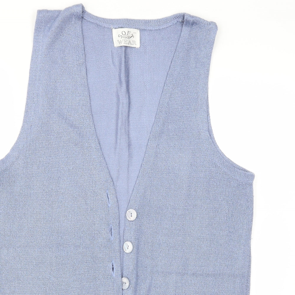 Soft wear Womens Blue   Cardigan Jumper Size M