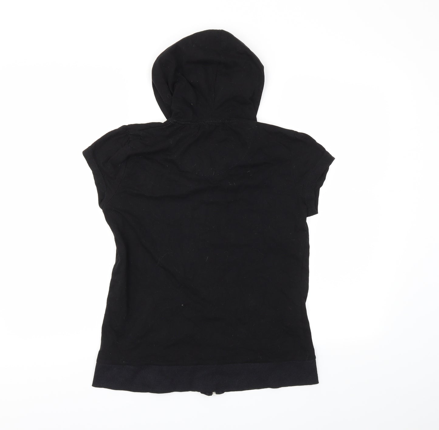 Active Womens Black   Full Zip Hoodie Size 16