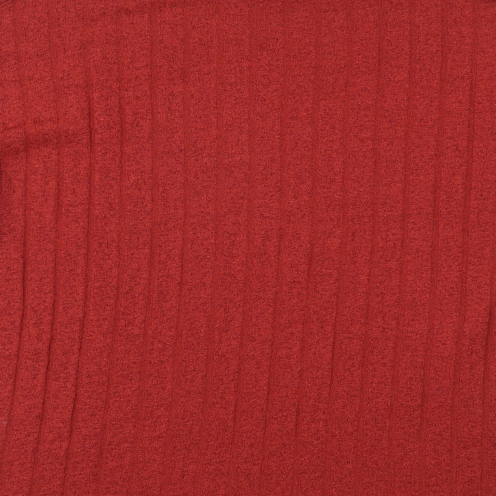 M&S Womens Red   Pullover Jumper Size 12