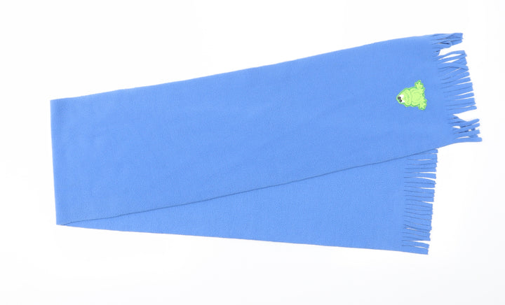 Preworn Boys Blue Fleece Scarf One Size - Frog