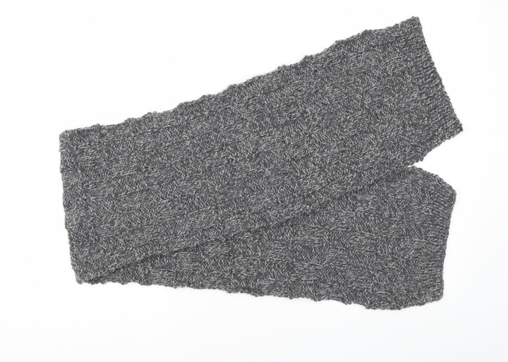 Preworn Mens Grey Knit Scarf Size Regular