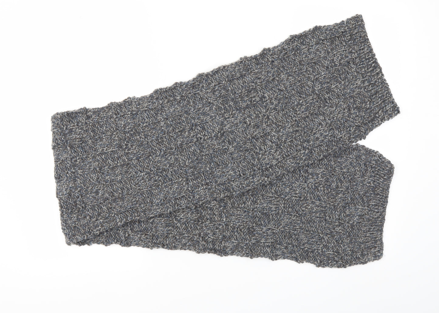 Preworn Mens Grey  Knit Scarf  Size Regular