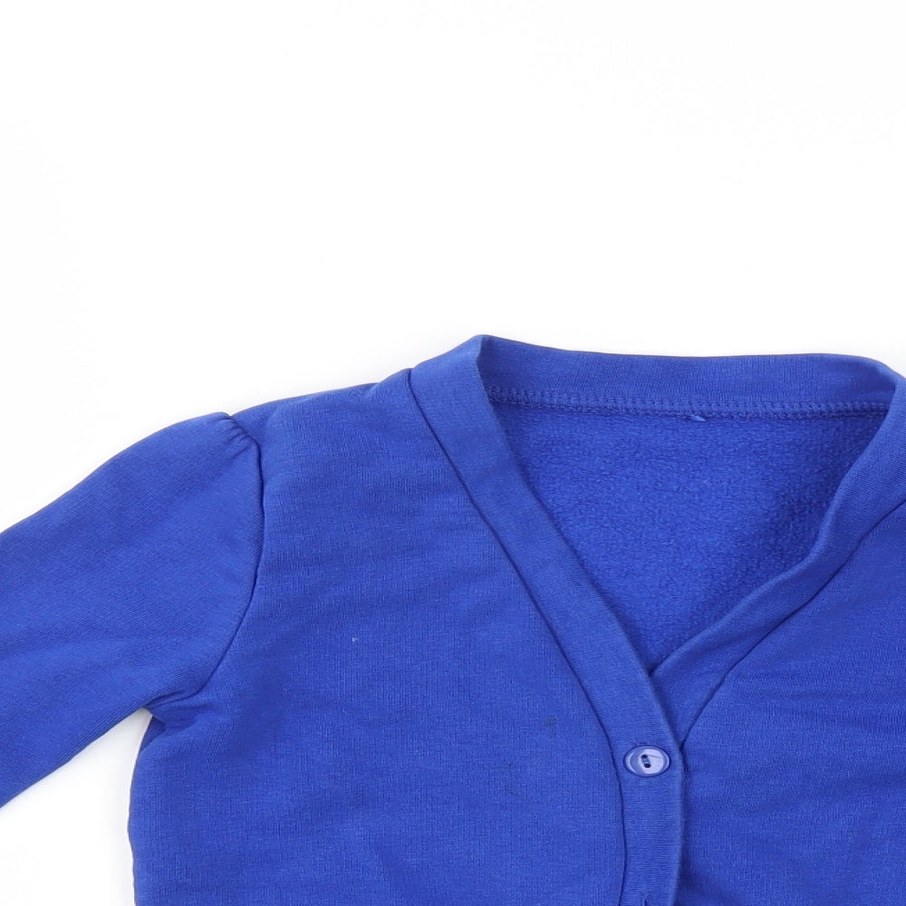 George Boys Blue   Cardigan Jumper Size 6-7 Years