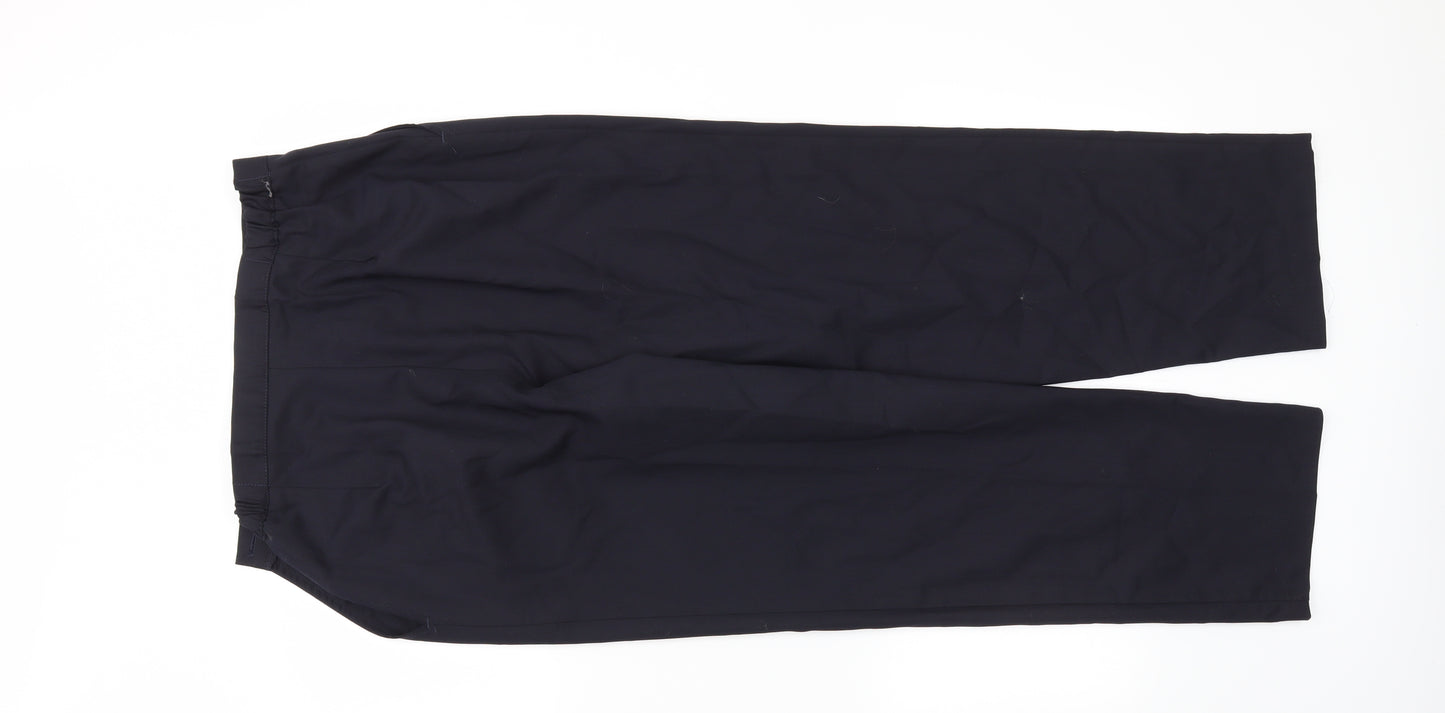 Country Collection Womens Black   Chino Trousers Size 16 L28 in