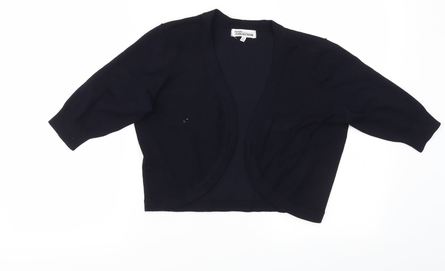 Debenhams Womens Black   Shrug Jumper Size 12