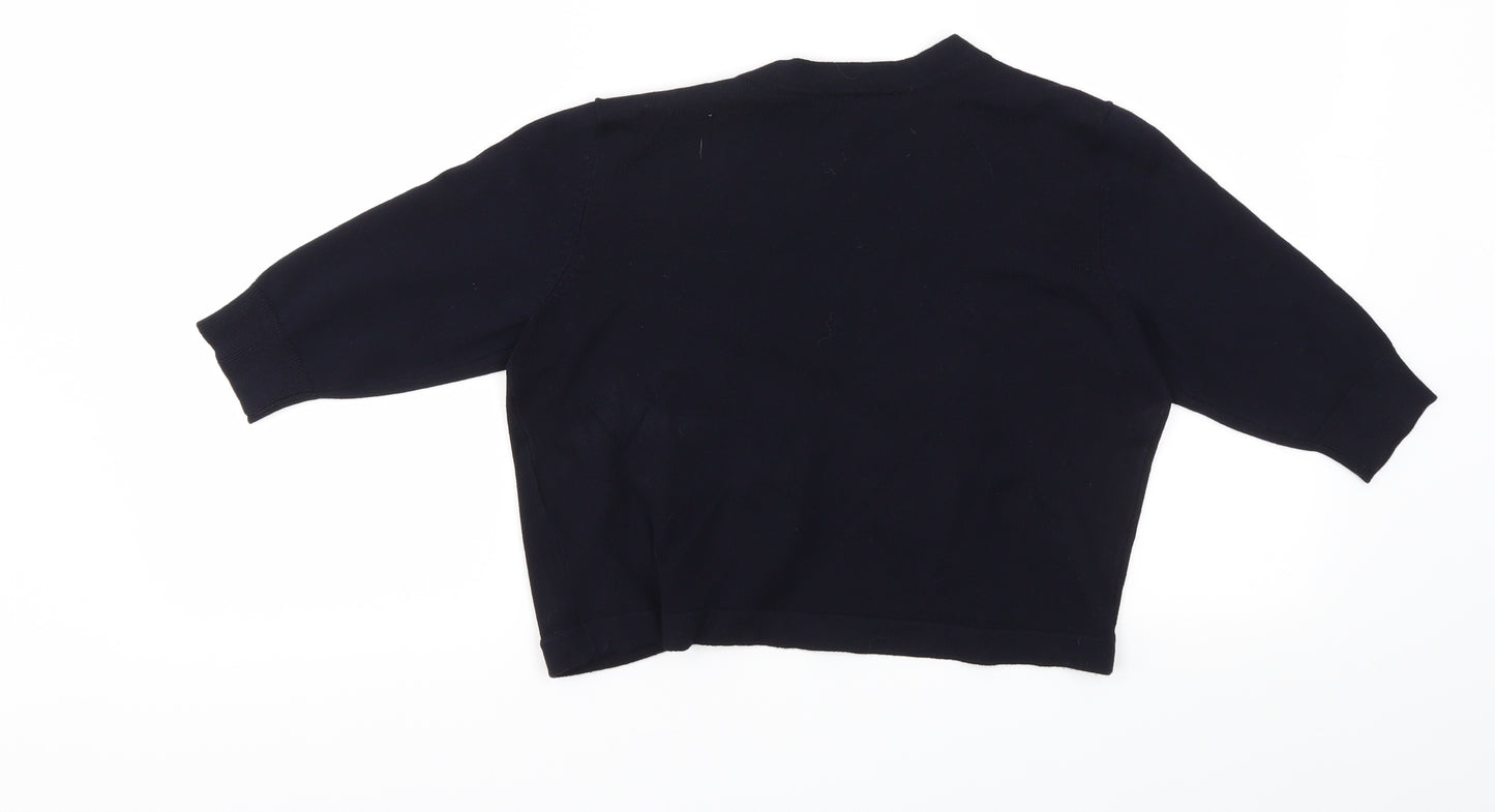 Debenhams Womens Black   Shrug Jumper Size 12