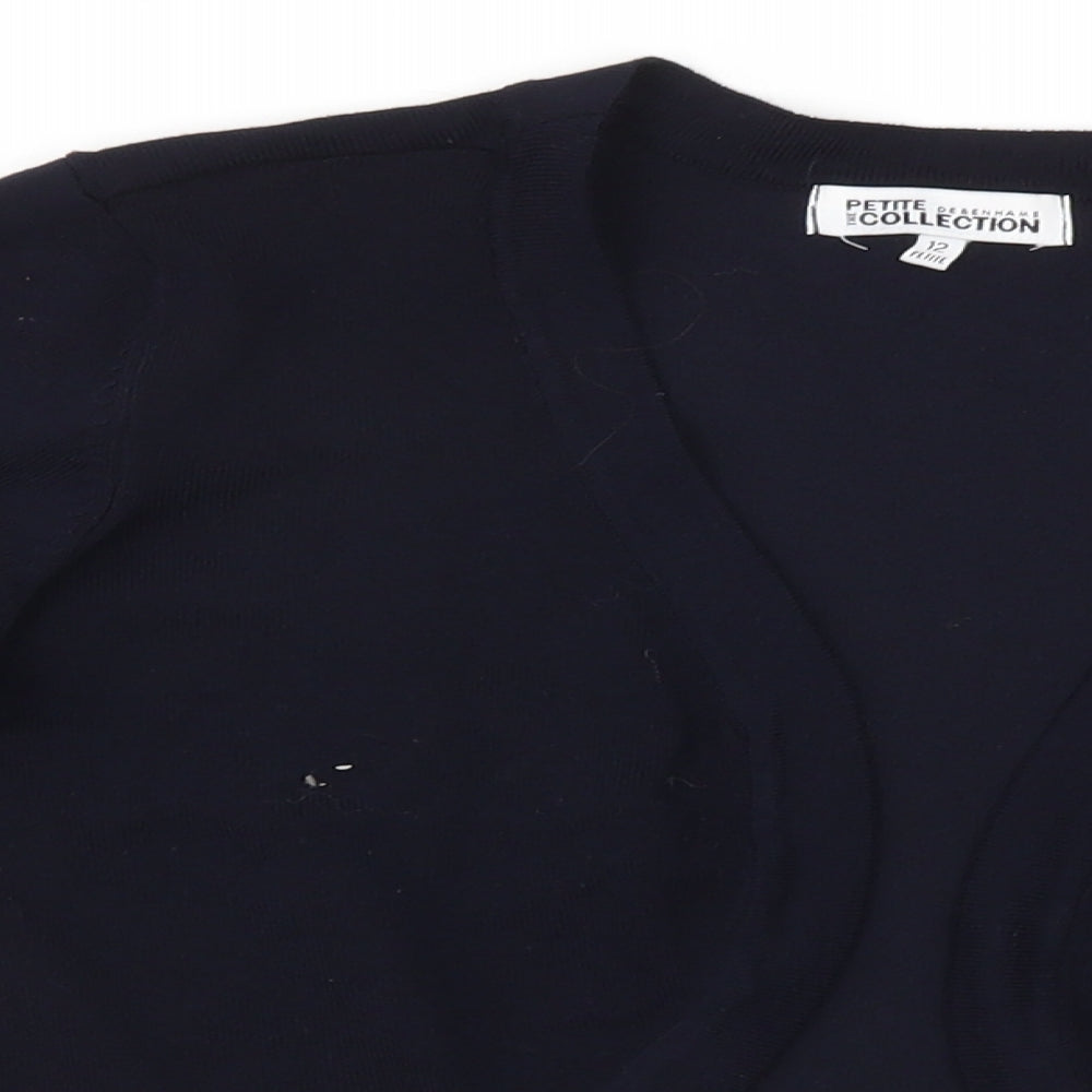 Debenhams Womens Black   Shrug Jumper Size 12