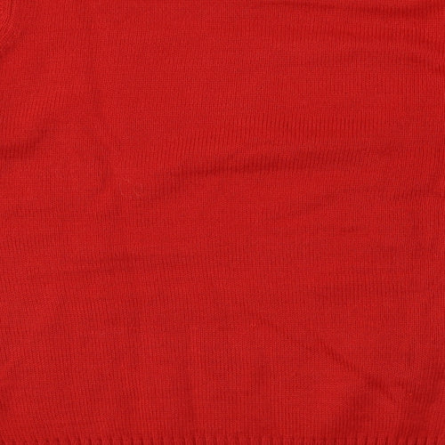 Avenue Mens Red  Knit Pullover Jumper Size M  - Christams