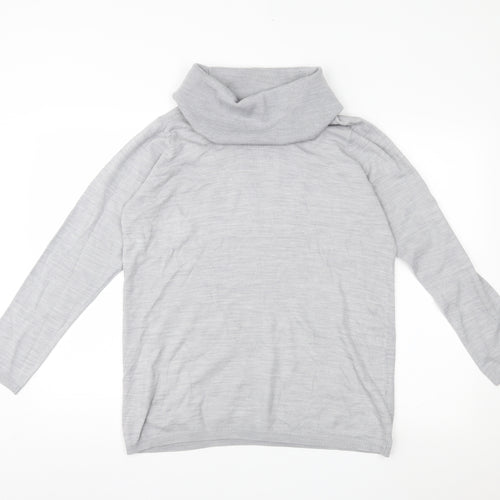 EWM Womens Grey  Knit Pullover Jumper Size M