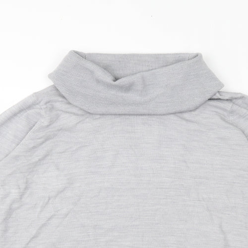 EWM Womens Grey  Knit Pullover Jumper Size M