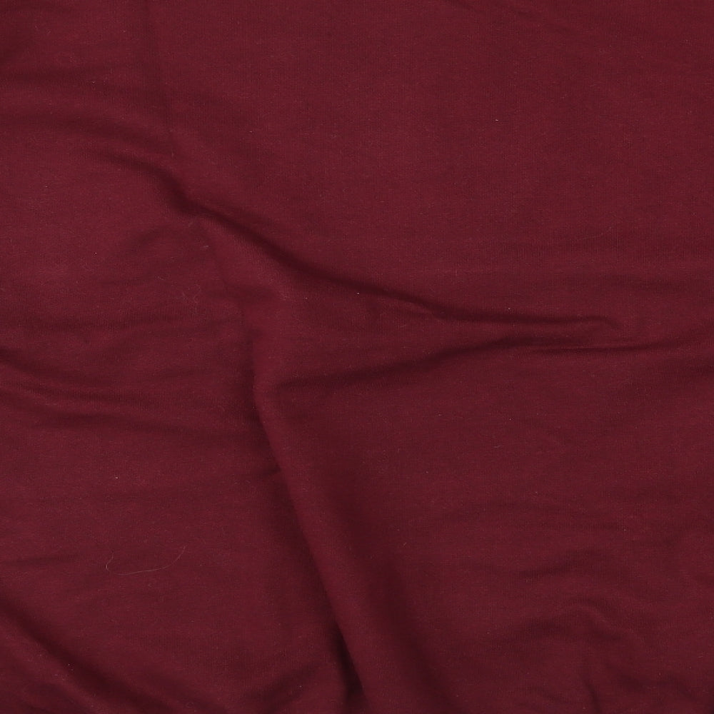 Workforce Mens Red  Jersey Pullover Sweatshirt Size 2XL
