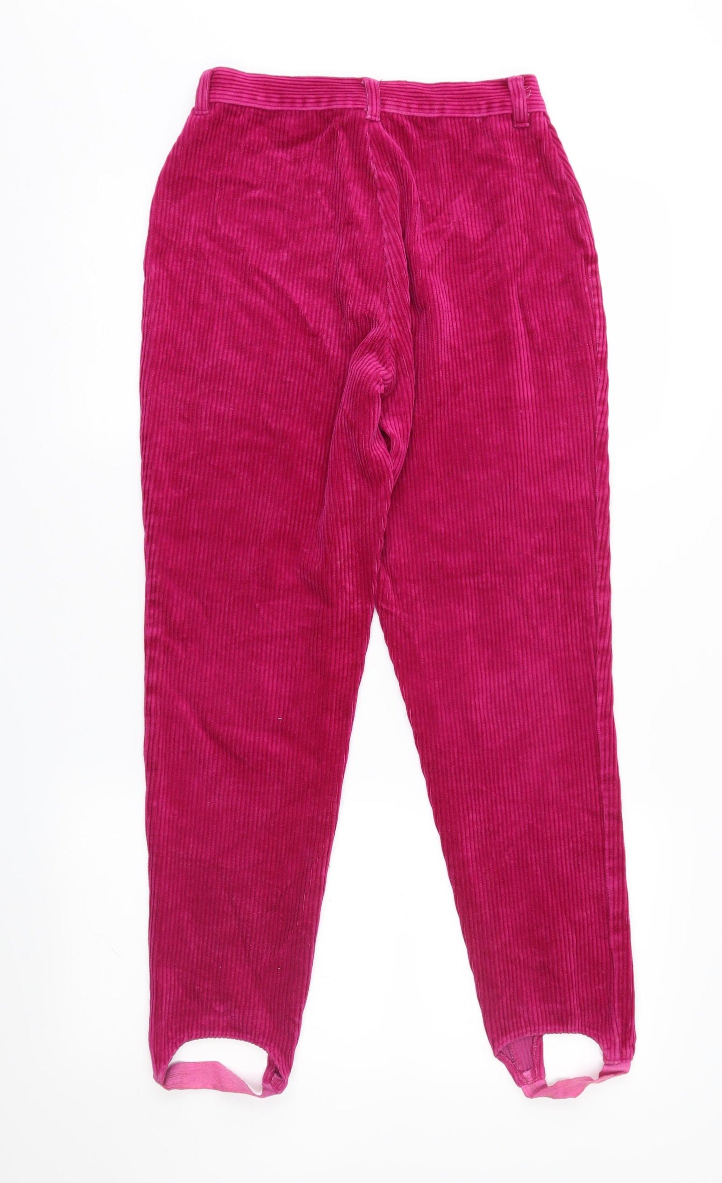 Live Wire Womens Pink  Velvet Trousers  Size 14 L27 in