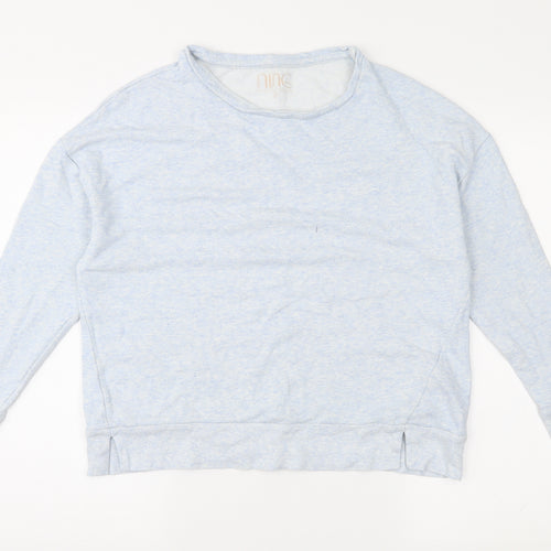 Debenhams Womens Blue  Jersey Pullover Sweatshirt Size M