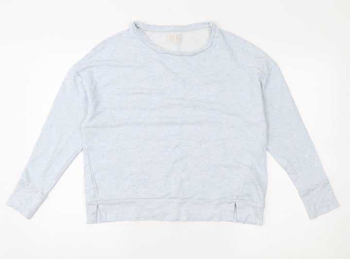 Debenhams Womens Blue  Jersey Pullover Sweatshirt Size M