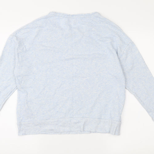 Debenhams Womens Blue  Jersey Pullover Sweatshirt Size M