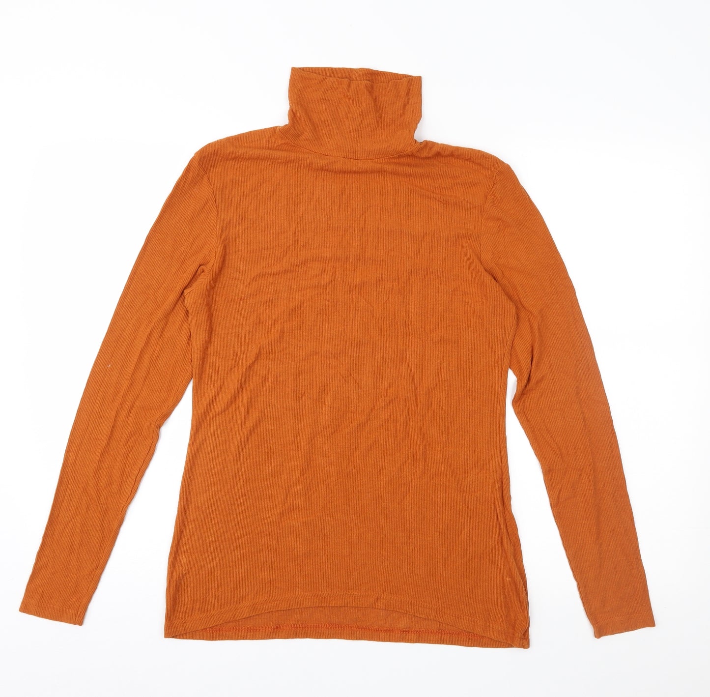 Papaya Womens Orange  Knit Basic T-Shirt Size 16