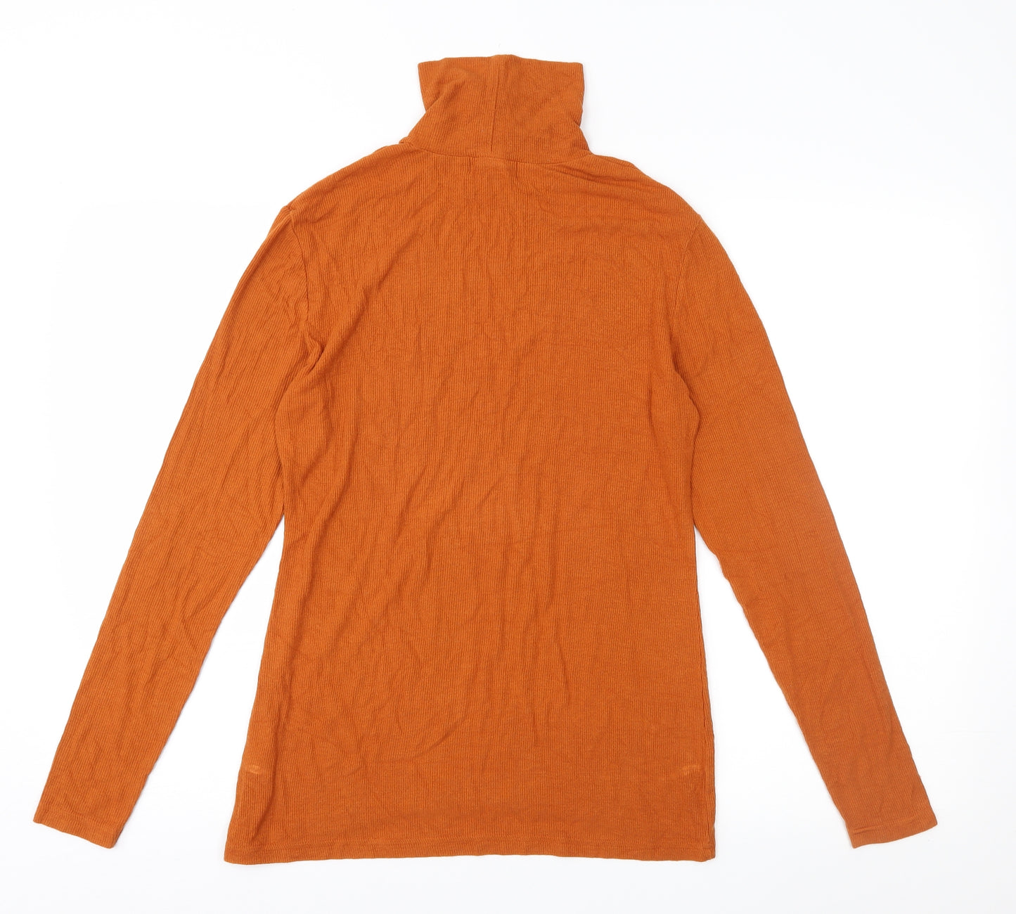 Papaya Womens Orange  Knit Basic T-Shirt Size 16