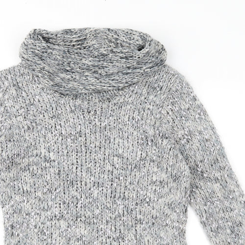 M&Co Womens Grey  Knit Pullover Jumper Size 14